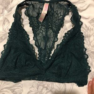 Victoria’s Secret PINK Hunter Green Bralette